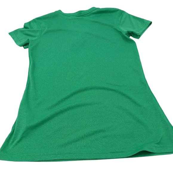 NIKE DRI FIT WOMENS XS GREEN TRAINING T SHIRT - Picture 2 of 11